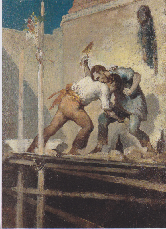 Honoré Daumier - Raufende Maurer - 杜米埃.tif
